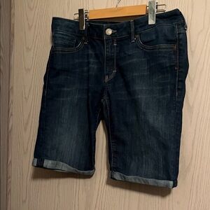 Mavi Women's Dark Blue Jean Shorts